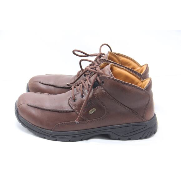 UGG Hiking Boots Mens Size 10 Brown Leather Waterproof Cold Weather Vibram 5552 main image 9